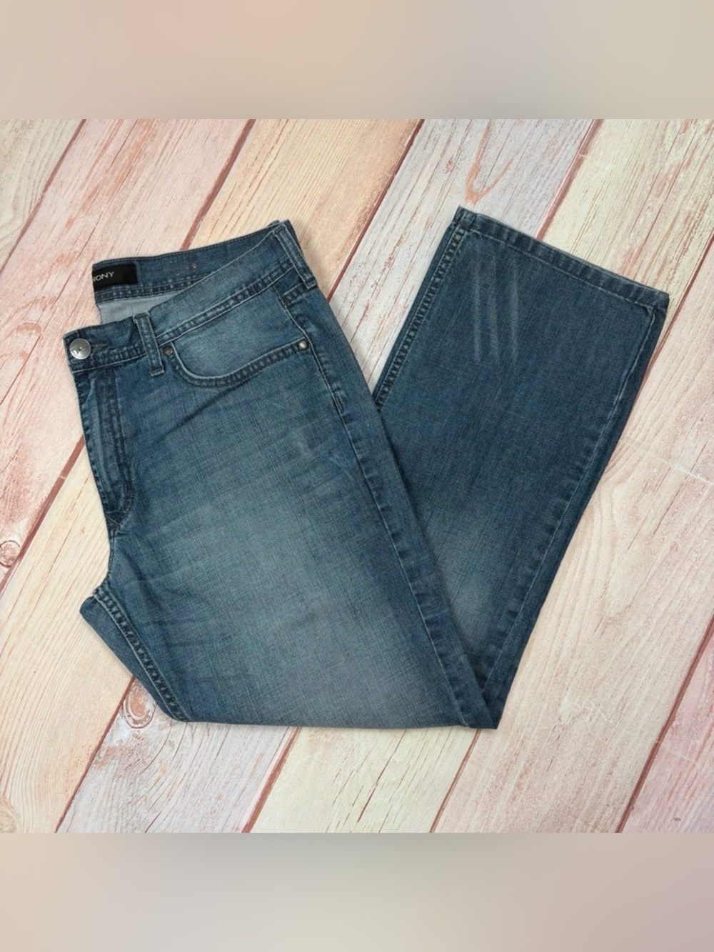 Marc Anthony Men’s Slim Straight Jeans Blue Wash Size 36x30
